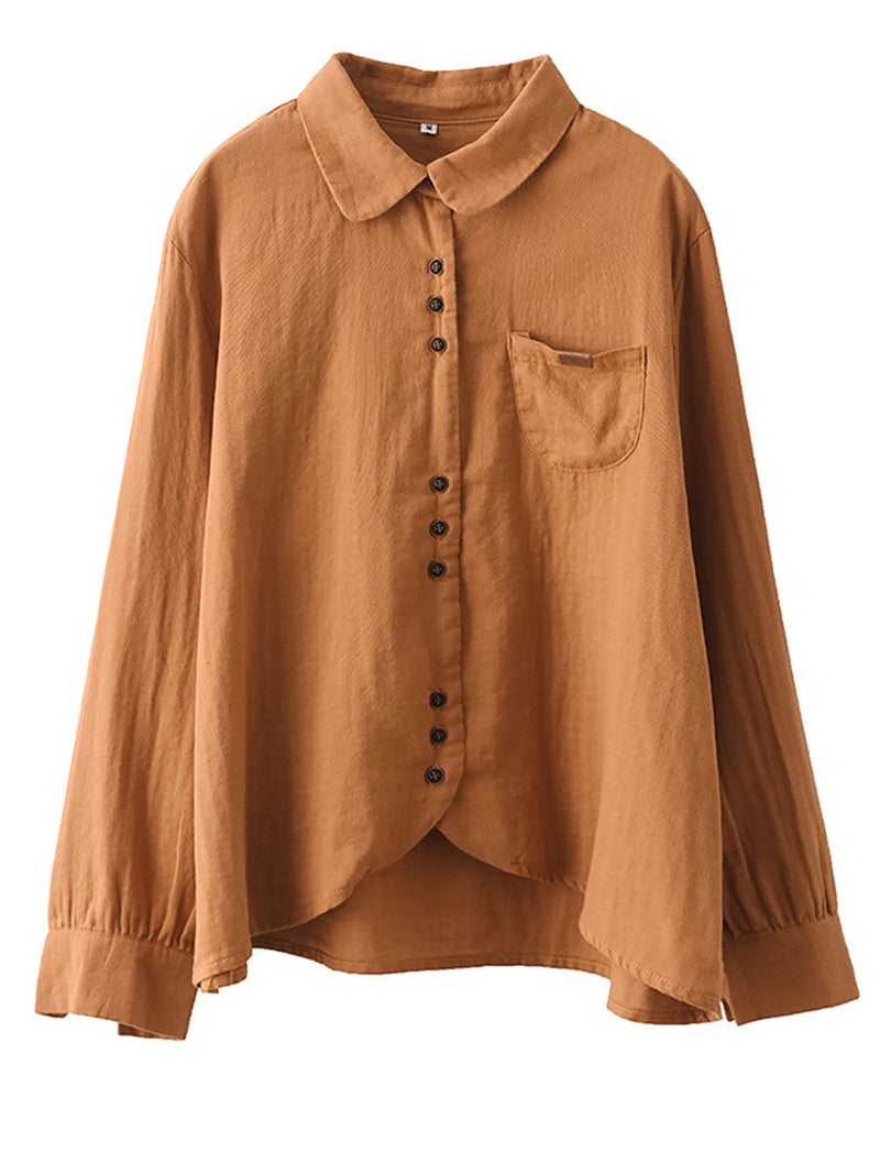 Spring Button Pocket T-shirt