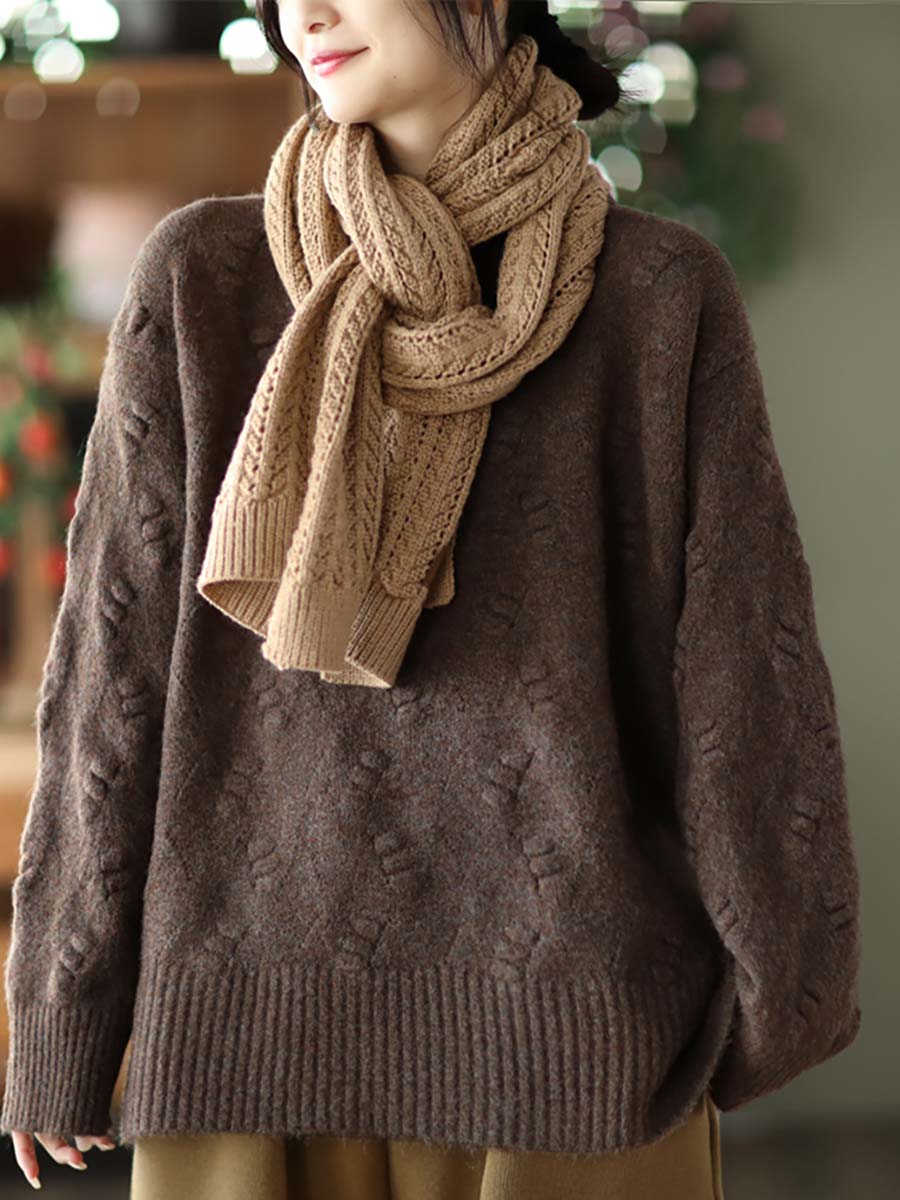 Winter Knitted Warm Loose Sweater