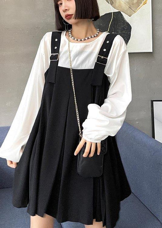 Black Age Reducing and Slim Strap Skirt