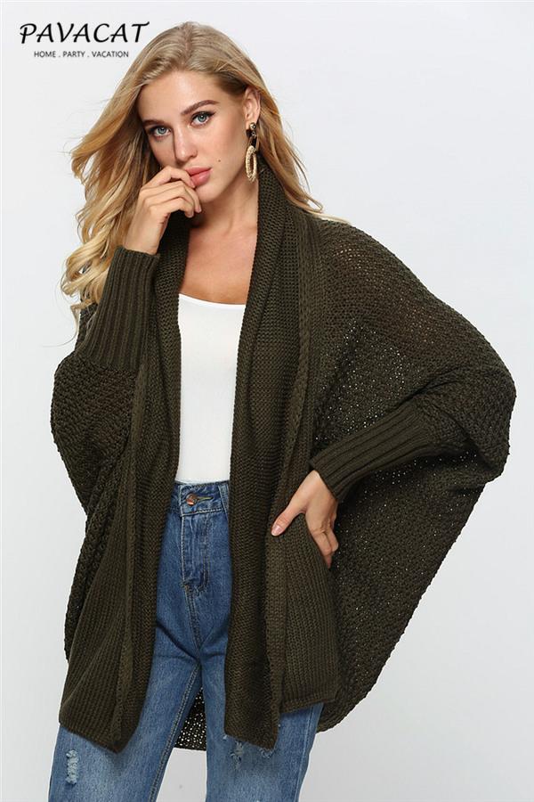 Colbie Dolman Cardigan - Red