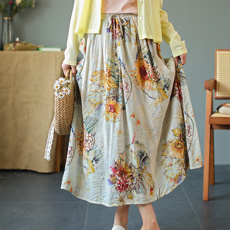 Cozy Loose Lyocell Skirt