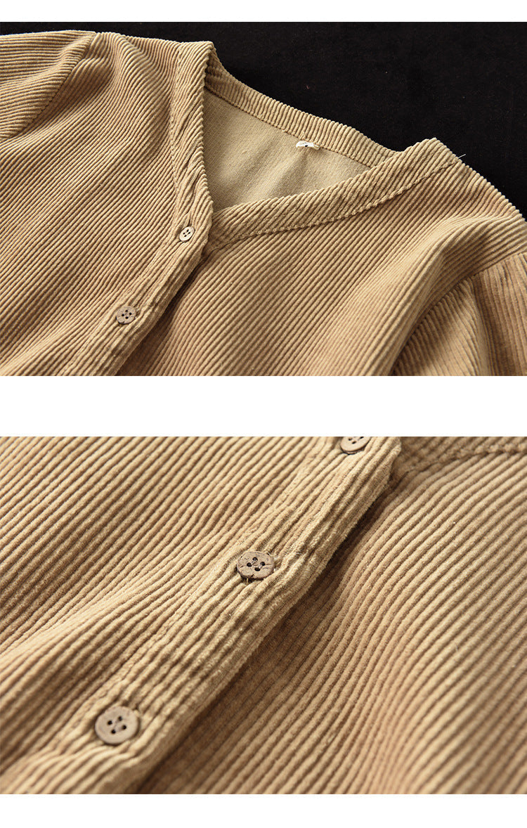 New Style Retro Literary Corduroy Jacket