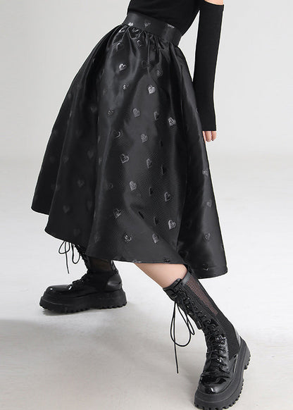 Boutique Black a Line Skirts Spring