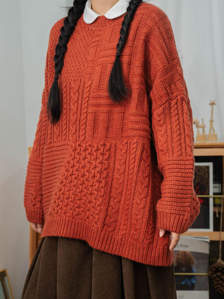 Winter Sweet Knitted Loose Sweater