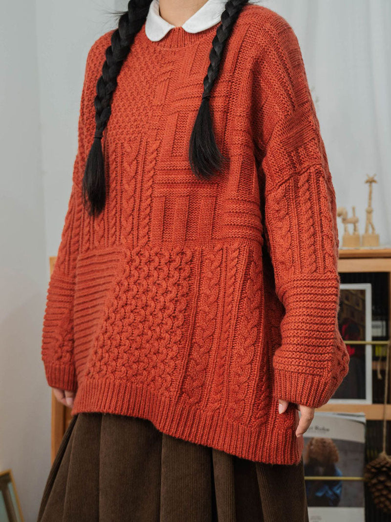 Winter Sweet Knitted Loose Sweater