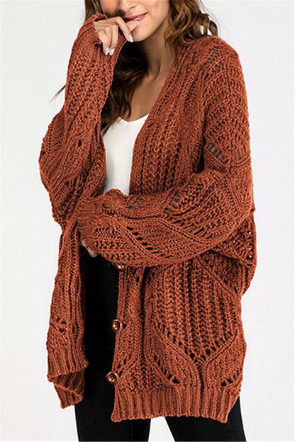 Color V Neck Sweater