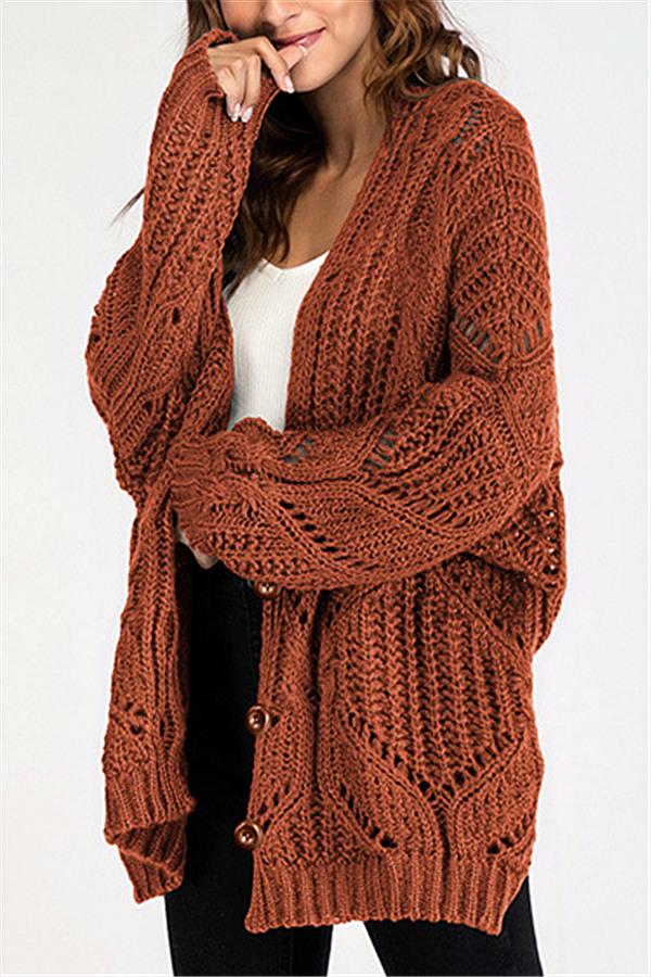 Color V Neck Sweater