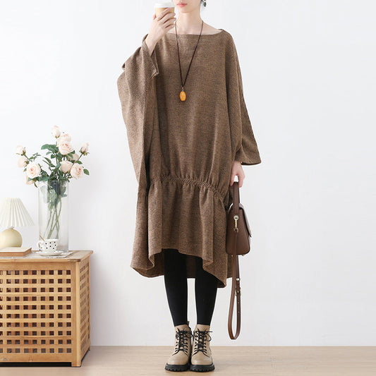 Autumn Cotton Loose Cotton Dress