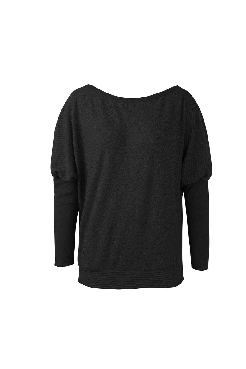 Color Drop Shoulder Sweater