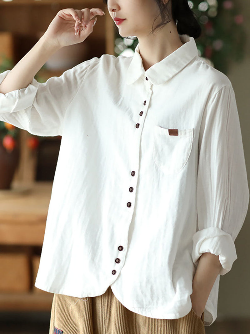 Spring Button Pocket T-shirt