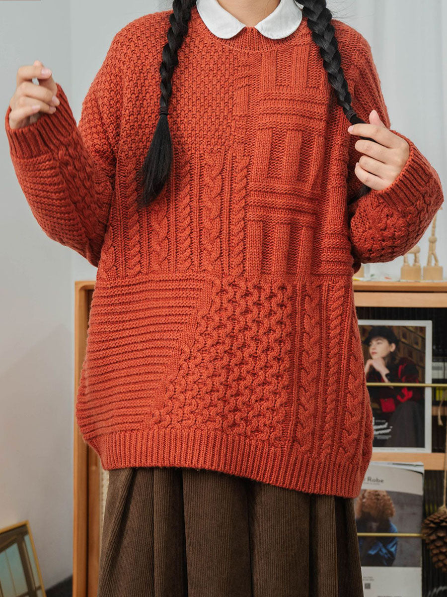 Winter Sweet Knitted Loose Sweater