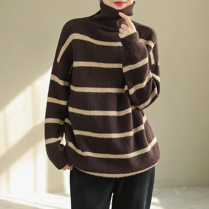 Winter Turtlekneck Knitted Sweater