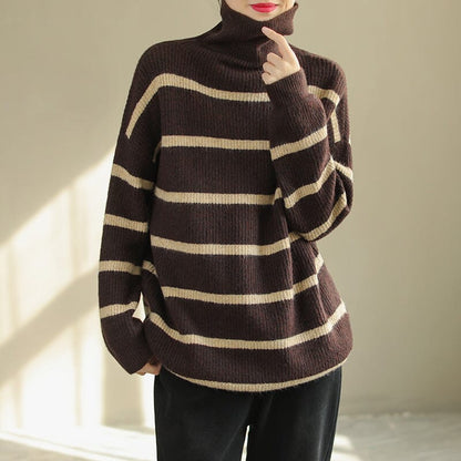Winter Turtlekneck Knitted Sweater