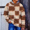 Vintage Block Jacquard Knit Sweater artswardrobe