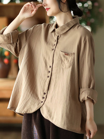 Spring Button Pocket T-shirt