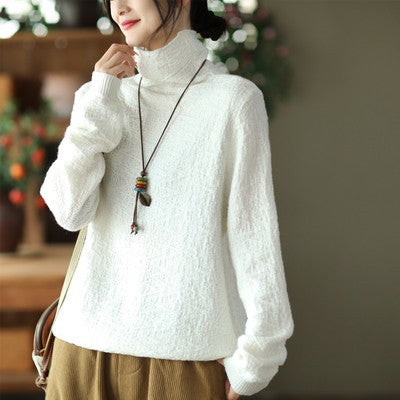 Jacquard Turtleneck Sweater