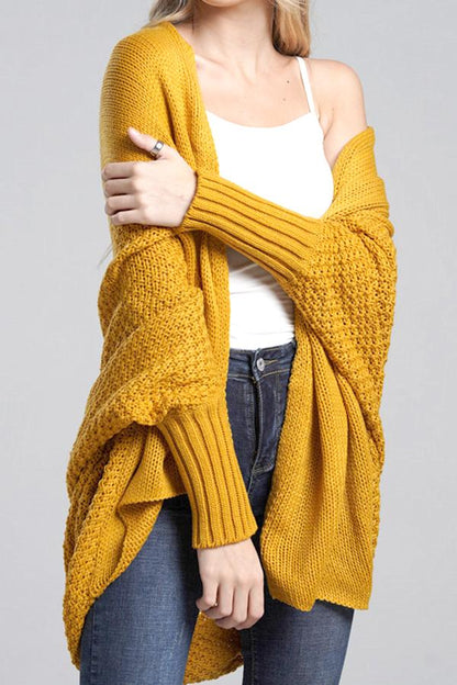 Colbie Dolman Cardigan - Red