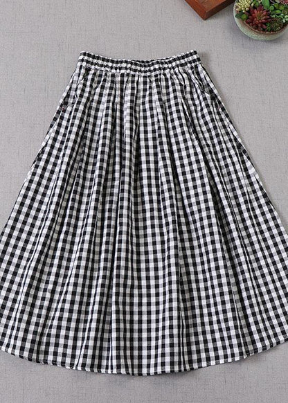 Yellow Wrinkled Pockets Spring Skirt