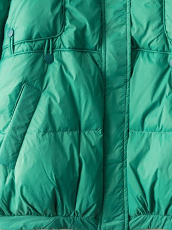 Lightweight and Loose Literary Short Version Down Jacket
