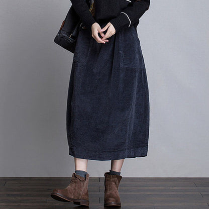 Winter Corduroy Skirt