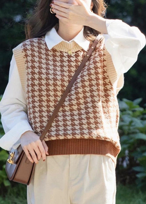 White Shirts and Waistcoat Cotton Knit Sets 2 Pieces Fall