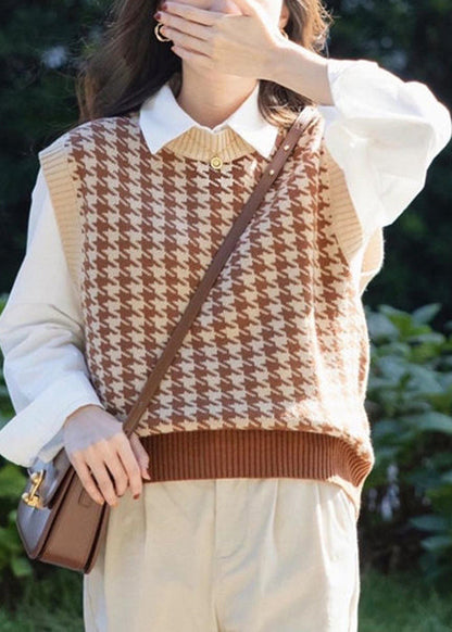 White Shirts and Waistcoat Cotton Knit Sets 2 Pieces Fall