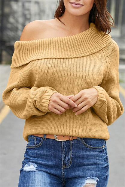 Off Shoulder Sweater