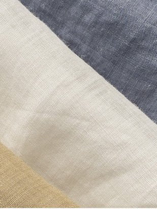 Embroidered V Neck 3/4 Sleeve Linen Top