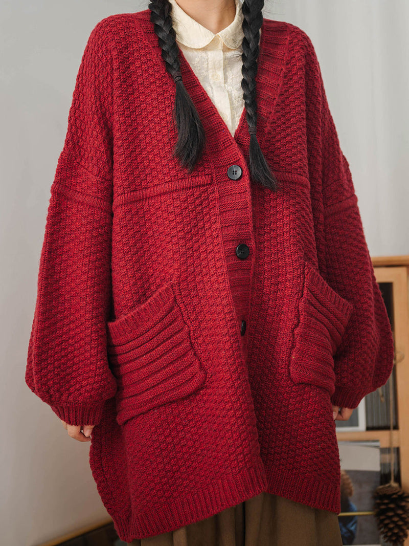 Knitted Sweater Coat