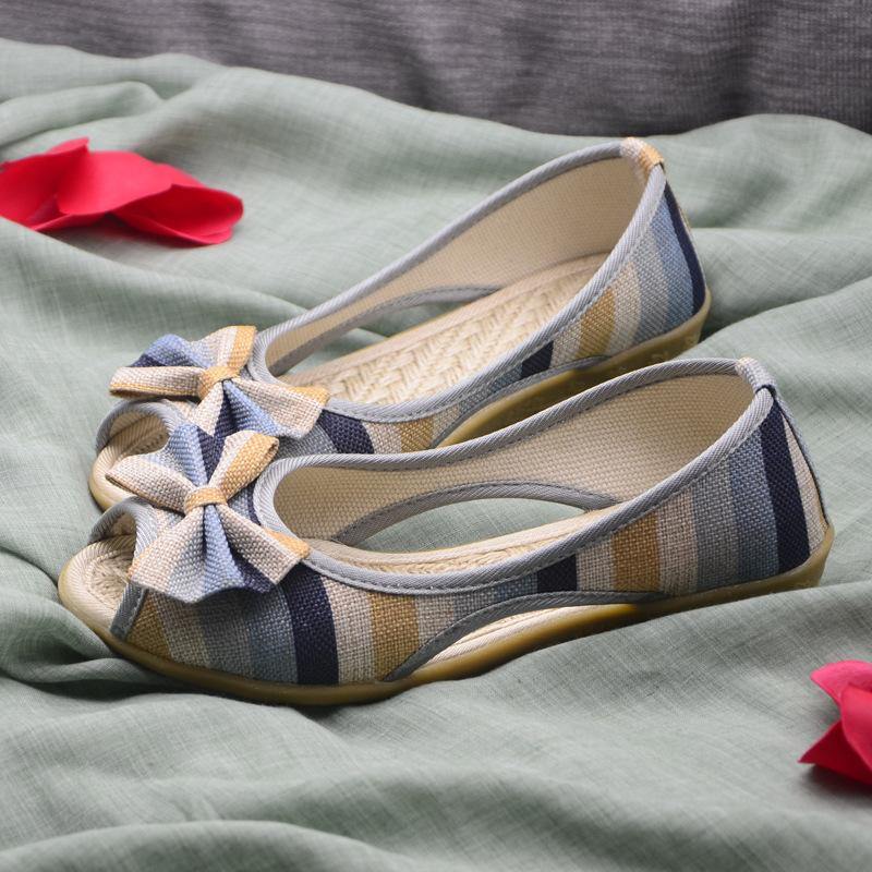 Blue Striped Best Sandals for Walking Hiking Sandals