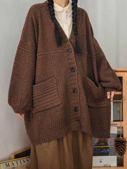 Knitted Sweater Coat