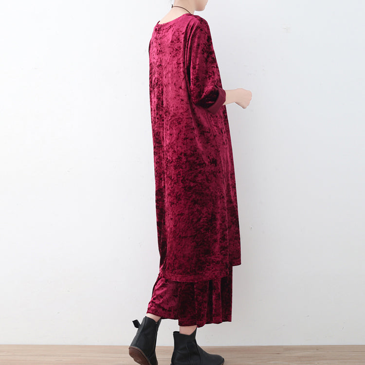Corduroy Tops and Wide Leg Pants