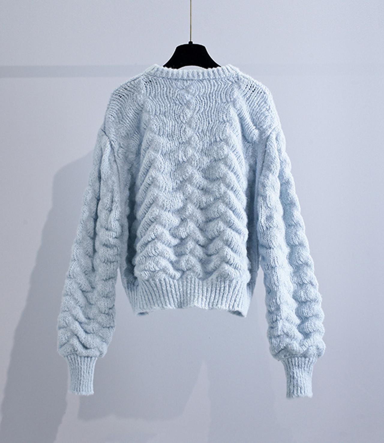 Flowers Long Sleeve Cardigan Sweater 027