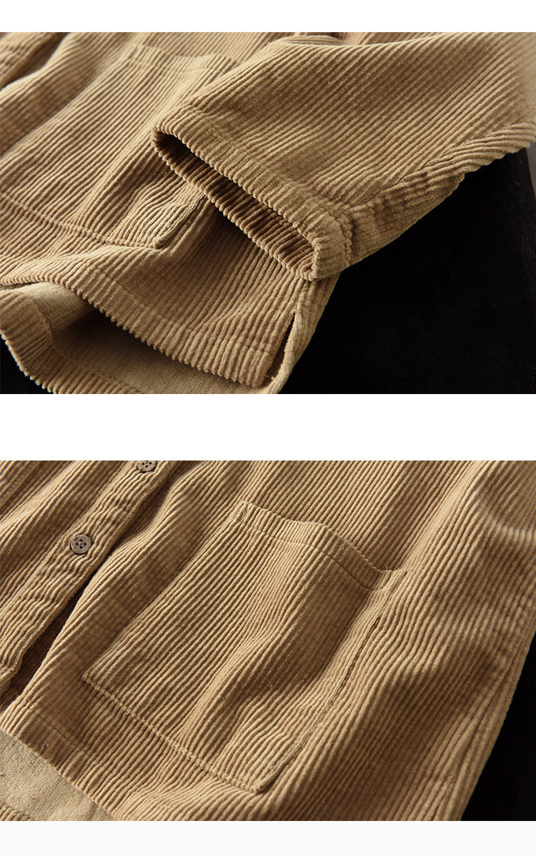 New Style Retro Literary Corduroy Jacket