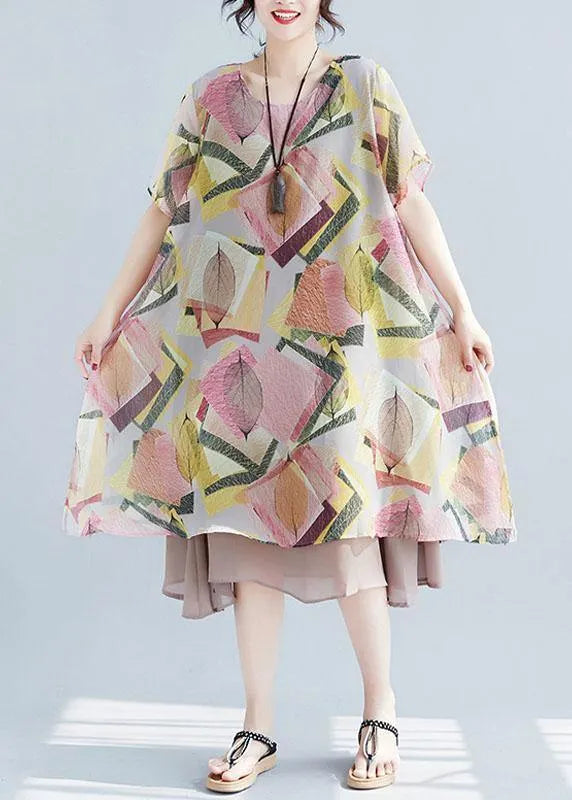 French O Neck Large Hem Clothes Neckline Dresses