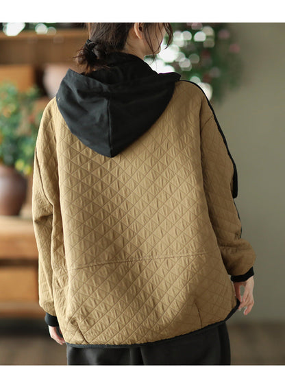 Retro Double Breasted Fake Two Piece Coat