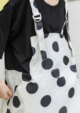 Large Size Two-piece Wave Skirt Dress New Summer Short-sleeved T-shirt Female High Waist Strap Dress