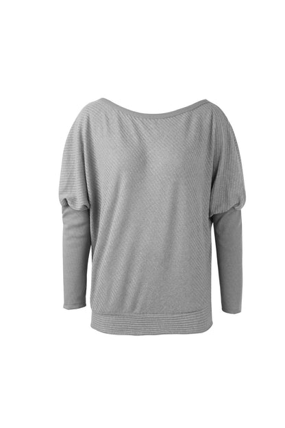 Color Drop Shoulder Sweater