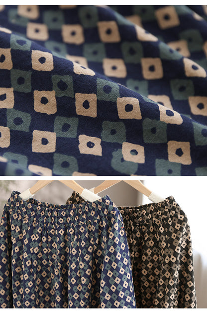 New Retro Elastic Waist Skirt