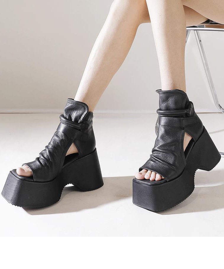 Black Sandals Platform Sandals