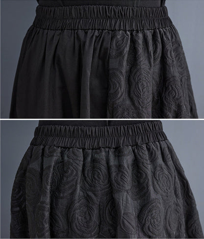 Loose Stitching Design Skirt