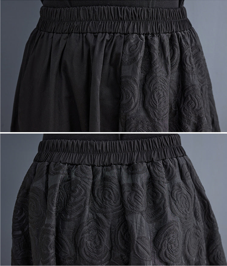Loose Stitching Design Skirt