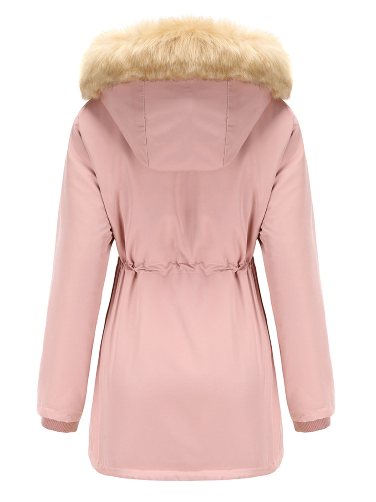 Coat Daily Lamb Wool Fall Winter Regular Midi Length Coat Color Oversized Coat