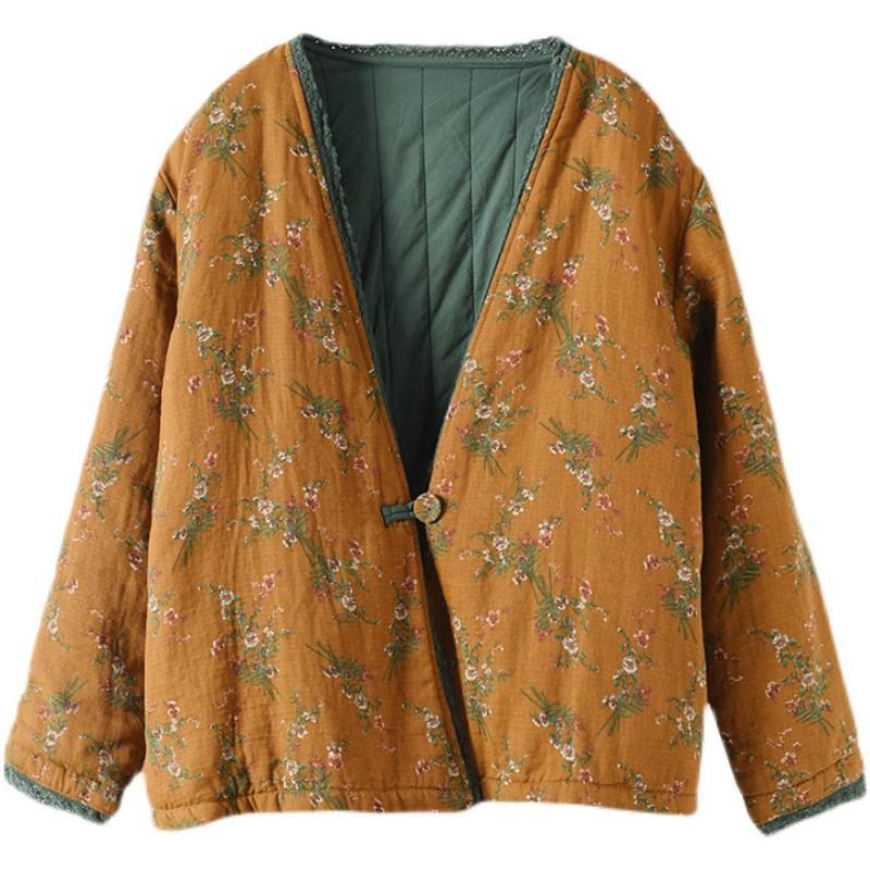 Autumn Winter Loose Thick Cotton Coat