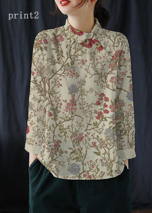 White Clothes Lapel Button Down Spring Blouses