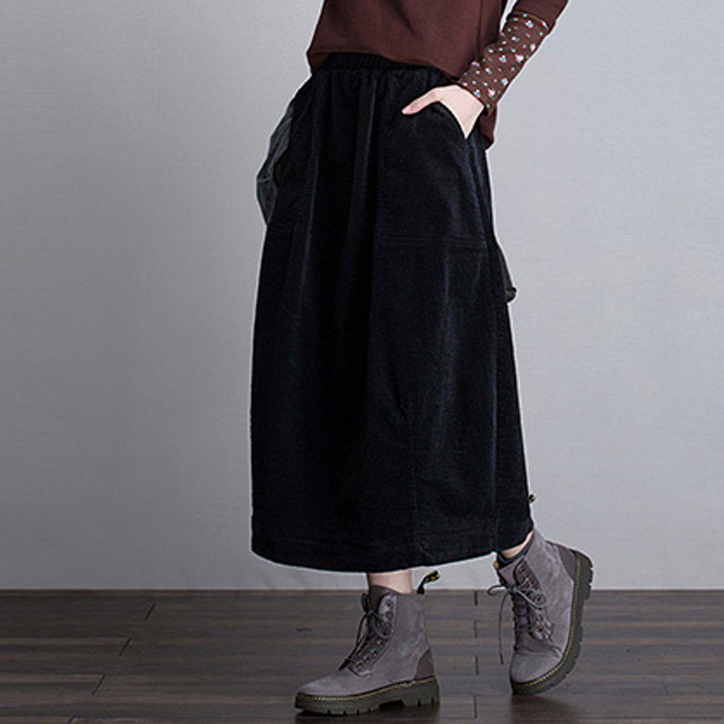 Winter Corduroy Skirt
