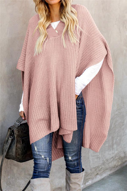 Color Shawl Sweater