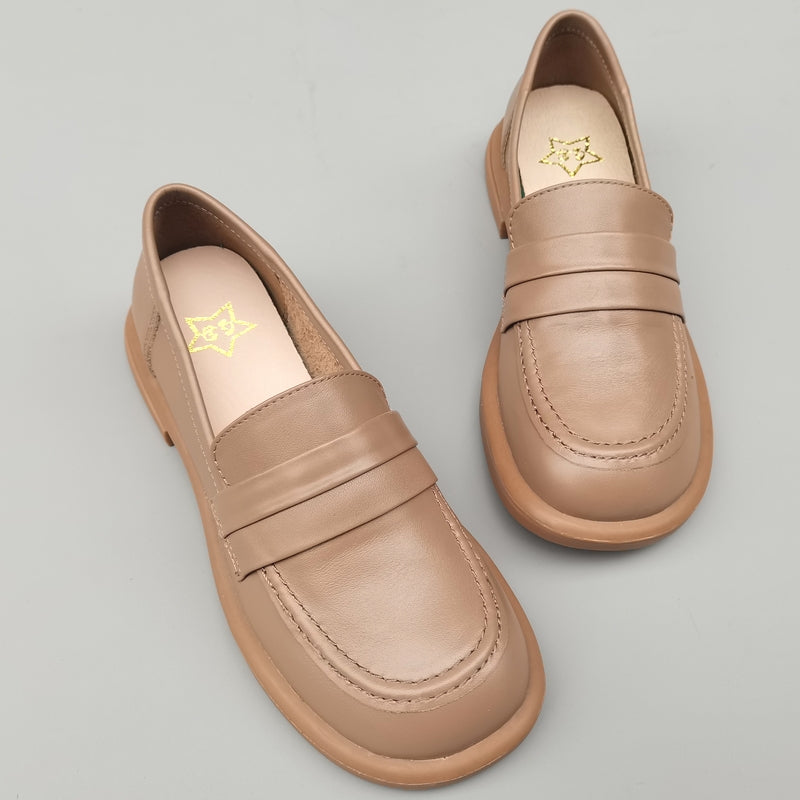 Summer Retro Leather Shoes