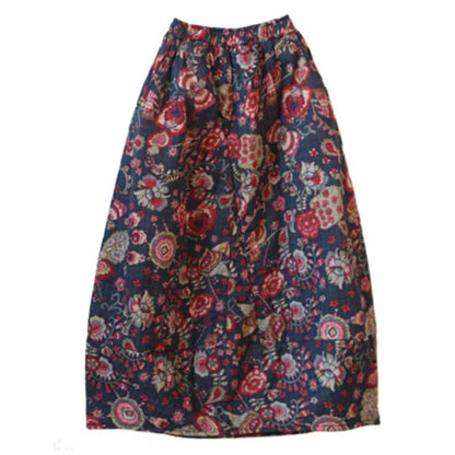 Printed Quilted Skirt
