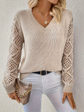 Estela® | Knitted V-neck sweater